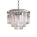 Подвесная люстра Delight Collection 1920s Odeon KR0387P-6 chrome/clear