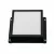 Встраиваемый светильник Uniel ULP-1010-7W/4000K IP54 GRILYATO OPAL BLACK UL-00012838