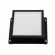 Встраиваемый светильник Uniel ULP-1010-7W/4000K IP54 GRILYATO OPAL BLACK UL-00012838