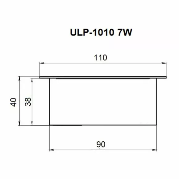 Встраиваемый светильник Uniel ULP-1010-7W/4000K IP54 GRILYATO OPAL BLACK UL-00012838 Встраиваемый светильник Uniel ULP-1010-7W/4000K IP54 GRILYATO OPAL BLACK UL-00012838