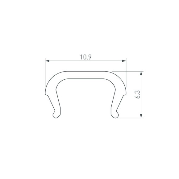 Экран Arlight LINE-D-1111-2000 OPAL (Пластик) 061086