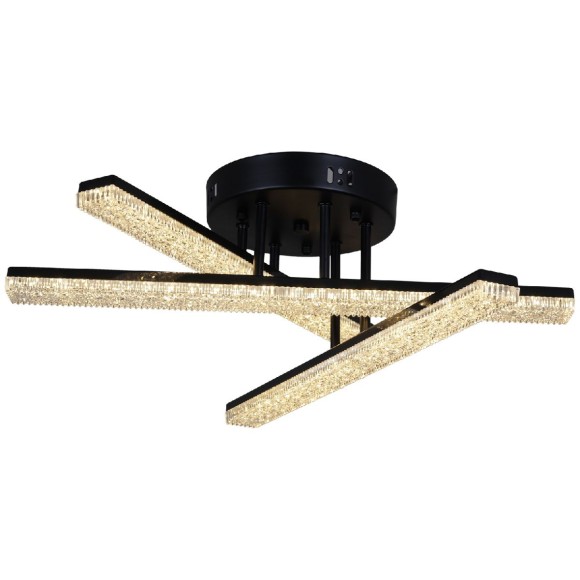 Потолочная светодиодная люстра Reluce 03749-3.3-03C BK