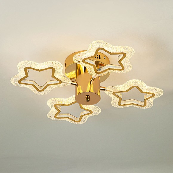 Потолочная люстра с пультом управления LED4U L8453-4