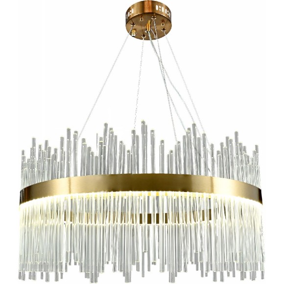 Подвесная светодиодная люстра с пультом управления Reluce 08817-0.4-600 HGT