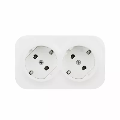 Розеточный блок двойной с/з Legrand Quteo 782233