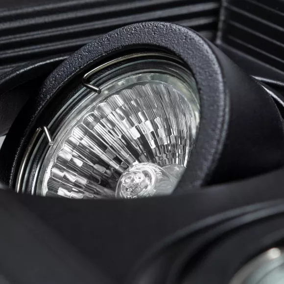 Встраиваемый светильник Arte Lamp Canis A6661PL-2BK, Черный, Алюминий, Хай-тек стиль, крупный план