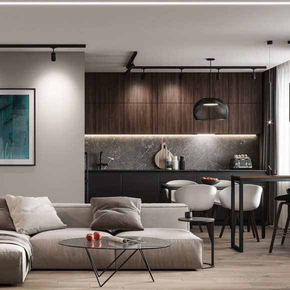 Трековый однофазный светильник Feron AL198 48940