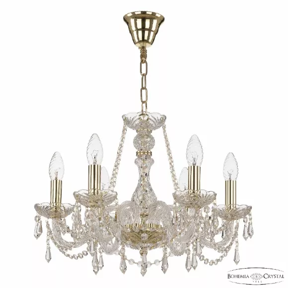 Подвесная люстра Bohemia Ivele Crystal 104/6/165 G Подвесная люстра Bohemia Ivele Crystal 104/6/165 G