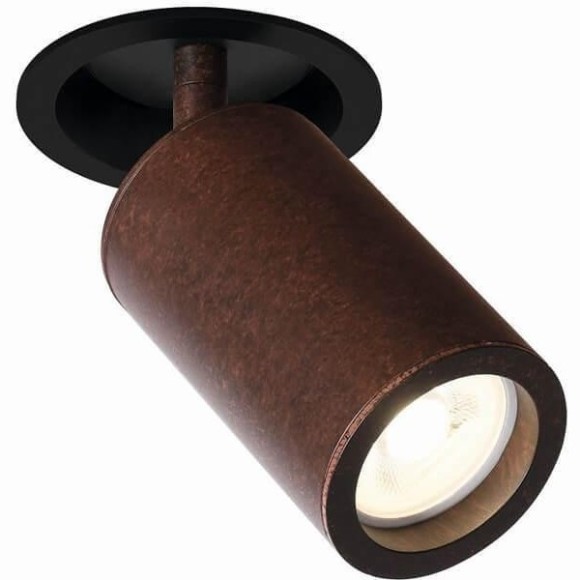 Спот Favourite Angularis 2804-1C, GU10, 35W, коричневый