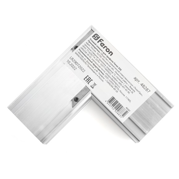 Угловой элемент для профиля Feron 48287