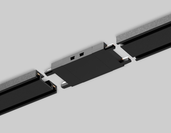 Коннектор прямой для шинопровода Ambrella Light Magnetic Ultra Slim Track System GV1109