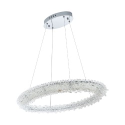 Подвесная светодиодная люстра с пультом управления Modelux MS.5004.800 CR