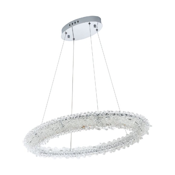 Подвесная светодиодная люстра с пультом управления Modelux MS.5004.800 CR