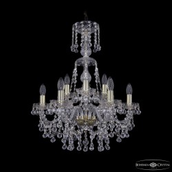 Подвесная люстра Bohemia Ivele Crystal 1409/6+3/195/XL-68 G