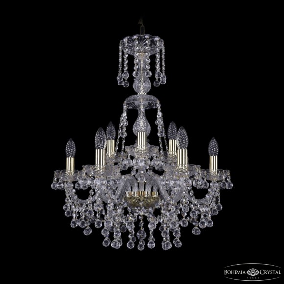 Подвесная люстра Bohemia Ivele Crystal 1409/6+3/195/XL-68 G