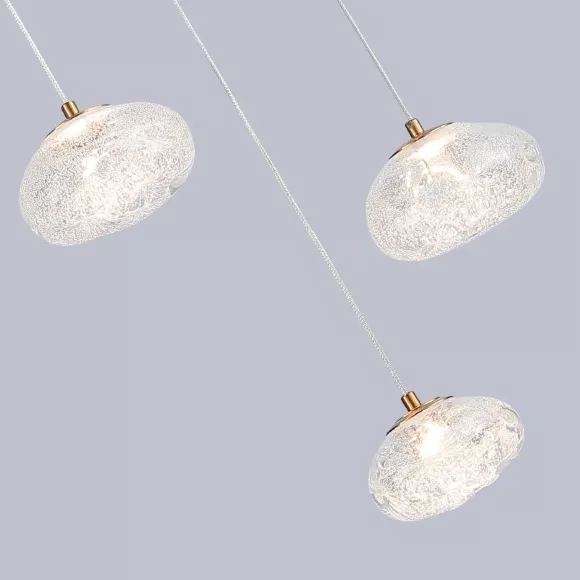Подвесной светильник Delight Collection P98065-5 antique brass, декоративные элементы крупным планом