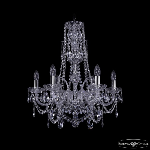 Подвесная люстра Bohemia Ivele Crystal 1411/6/195/XL-63 Ni