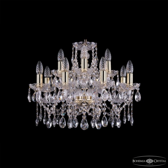 Подвесная люстра Bohemia Ivele Crystal 1413/8+4/200 G