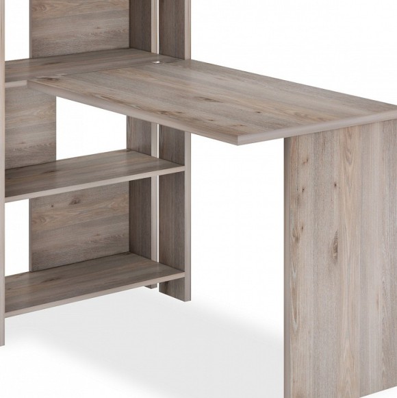 Стол компьютерный Домино Лайт СТЛ-ОВ+С100Прям без тумбы MER_STL-OV-S100Pryam_bez_tumby_N