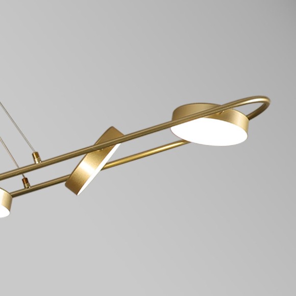 Подвесная светодиодная люстра с пультом управления F-Promo Abris 4677-6P