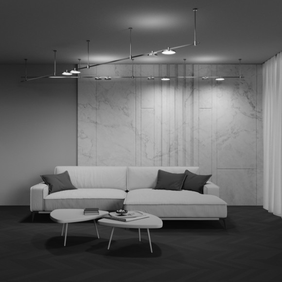 Трековый магнитный светильник Maytoni Plato TR153-1-10W4K-PT