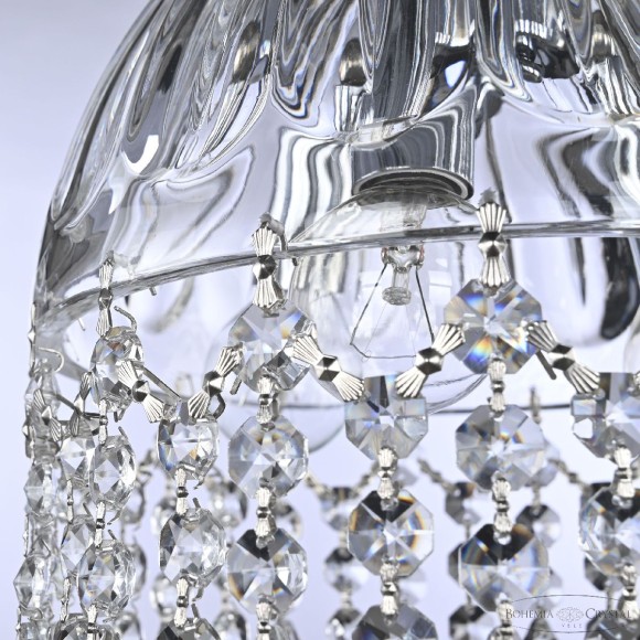 Подвесной светильник Bohemia Ivele Crystal 5478/22 Ni Clear/M-1H Leafs