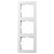Рамка Jasmart G-Classic 3-постовая белый глянцевый поликарбонат G1003W