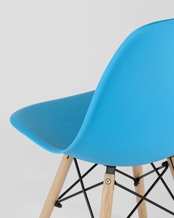 Набор из 4 стульев Eames SGR_Y801-aqua-X4