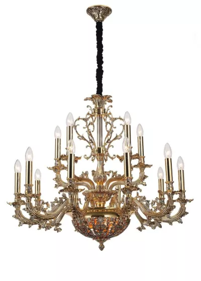 Подвесная люстра Lucia Tucci Firenze 1780.15.3 Antique Gold