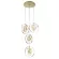 Подвесной светильник Delight Collection Cowley P60669-4 gold/clear