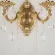 Бра Bohemia Ivele Crystal AL7801B10/2/175 B G, Золото, Металл, Классика стиль, крупный план