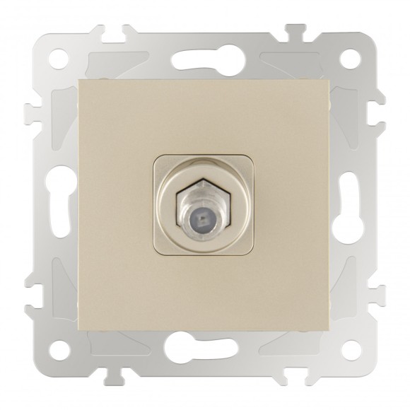 Розетка спутниковая SAT TV Arte Milano 203.42-1.shampan