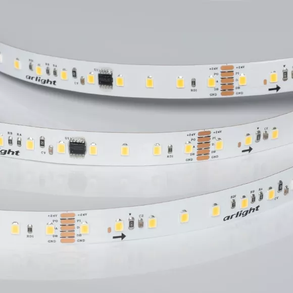 Светодиодная лента Arlight DMX-A96-12mm 24V Day4000-PX12 (14 W/m, IP20, 5m) (CRI>90) 058172