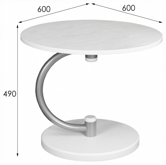 Стол журнальный Дуэт 13 ML_4630216193423