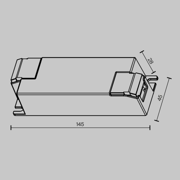 Источник тока Maytoni Dali 45Вт DC54В 0.25A IP20 721023
