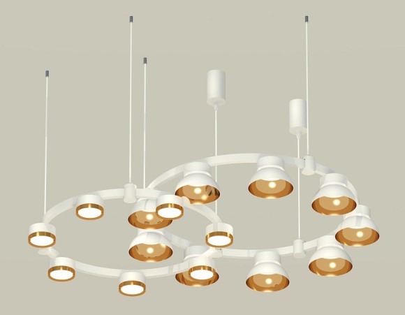 Комплект подвесного светильника Ambrella Light Techno Ring XR92081110 (A9208x2, C9241, C9236, N8144, N8124)