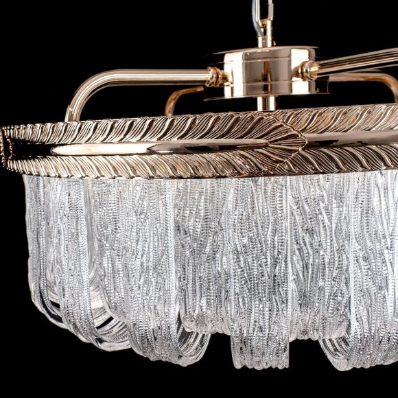 Подвесная люстра с пультом управления Modelux ML.9542.600 GD