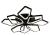 Потолочная светодиодная люстра EKS 0У-00001257