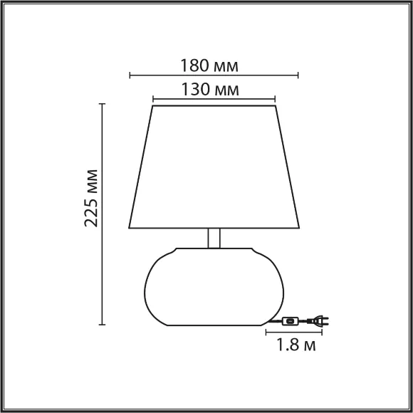 Настольная лампа Lumion Moderni Hama 8145/1T, Модерн, Белый, Керамика Настольная лампа Lumion Moderni Hama 8145/1T, Модерн, Белый, Керамика