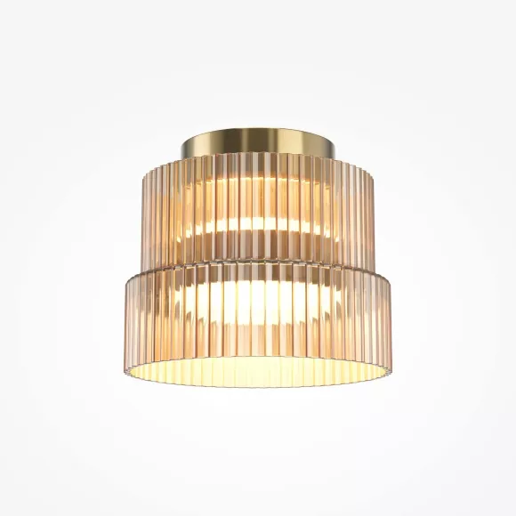Потолочный светильник Maytoni Alba MOD518CL-L12BS3K, Латунь, Светло-коричневый, Теплый белый