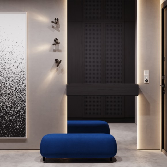 Терморегулятор электронный Voltum S70 с индикацией и датчиком, для теплого пола, (хлопок) VLS070113