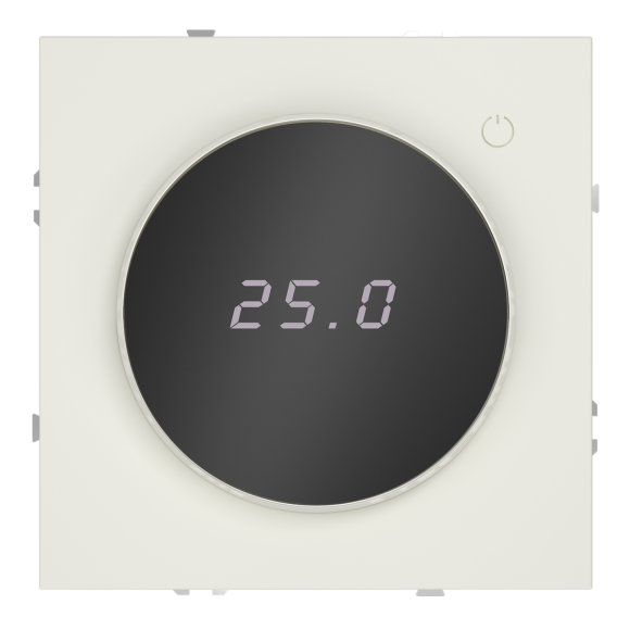 Терморегулятор электронный Voltum S70 с индикацией и датчиком, для теплого пола, (хлопок) VLS070113