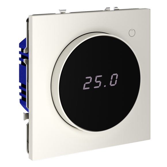 Терморегулятор электронный Voltum S70 с индикацией и датчиком, для теплого пола, (хлопок) VLS070113