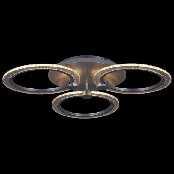 Потолочная светодиодная люстра с пультом управления Reluce 20433-0.3-3+1L SIL