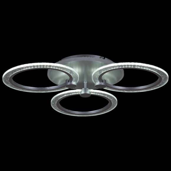 Потолочная светодиодная люстра с пультом управления Reluce 20433-0.3-3+1L SIL