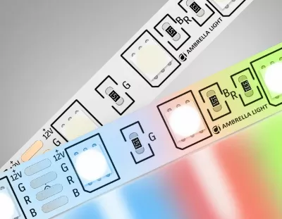 Светодиодная лента Ambrella Light LED Strip 12В 5050 14,4Вт/м RGB 5м IP20 GS2202