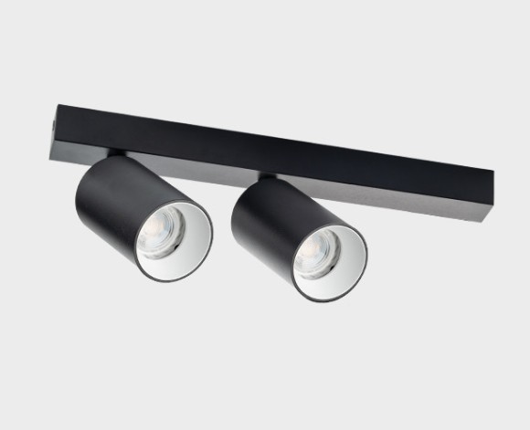 Спот Italline Danny Danny E2 AS black, GU10, 18W, черный