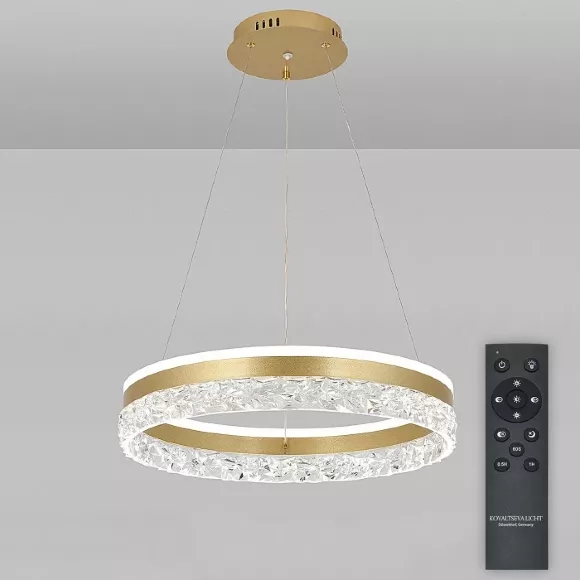 Подвесной светильник Natali Kovaltseva Happy LED LAMPS 81482, Золото, Белый, От теплого до холодного Подвесной светильник Natali Kovaltseva Happy LED LAMPS 81482, Золото, Белый, От теплого до холодного