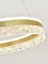 Подвесной светильник Natali Kovaltseva Happy LED LAMPS 81482, Золото, Белый, От теплого до холодного, крупный план