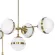Подвесная люстра Lightstar Globo 813191, Бронза, Белый, Металл